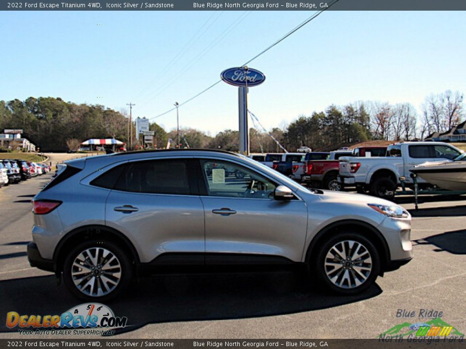 2022 Ford Escape Titanium 4WD Iconic Silver / Sandstone Photo #6