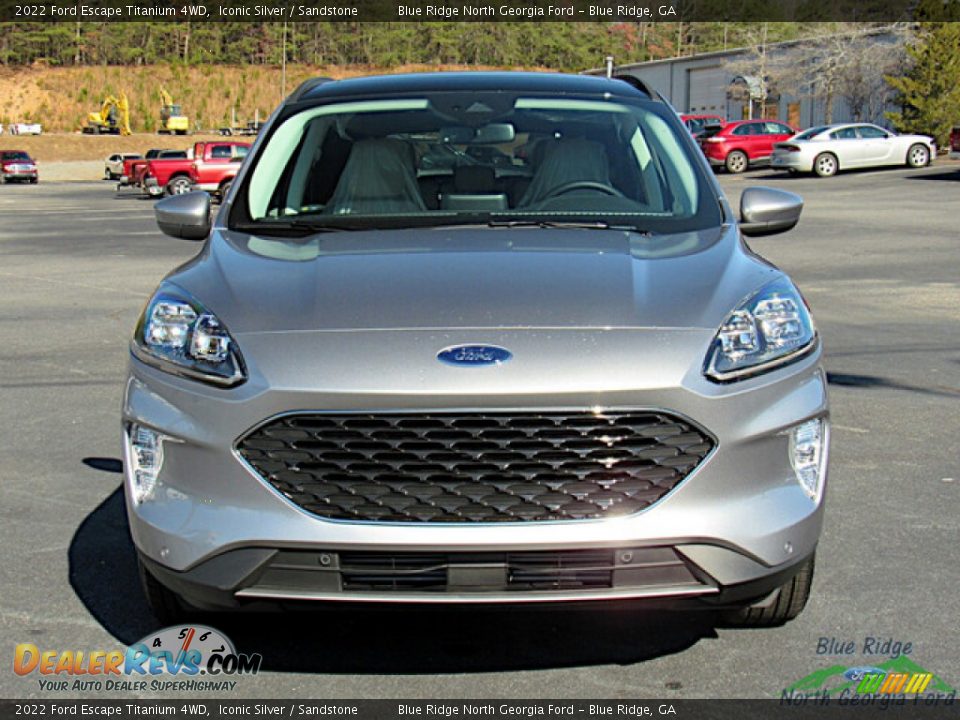 2022 Ford Escape Titanium 4WD Iconic Silver / Sandstone Photo #8