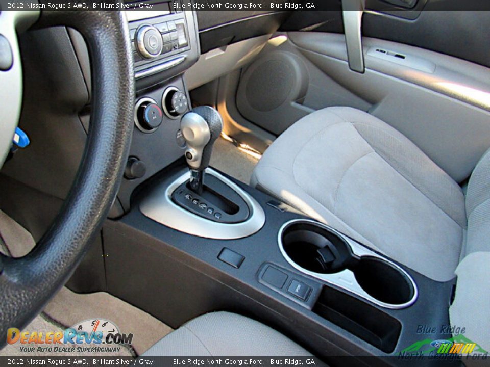 2012 Nissan Rogue S AWD Brilliant Silver / Gray Photo #21