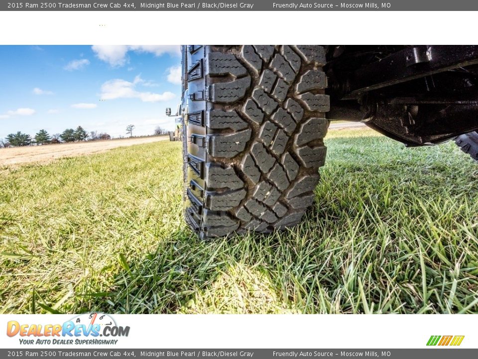 2015 Ram 2500 Tradesman Crew Cab 4x4 Midnight Blue Pearl / Black/Diesel Gray Photo #23