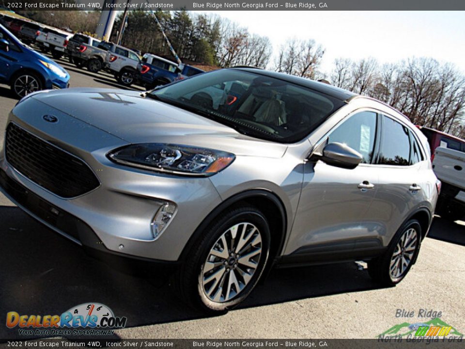 2022 Ford Escape Titanium 4WD Iconic Silver / Sandstone Photo #25