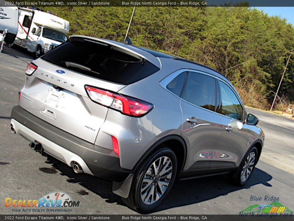 2022 Ford Escape Titanium 4WD Iconic Silver / Sandstone Photo #27