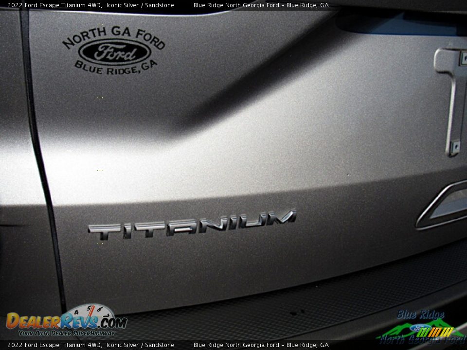 2022 Ford Escape Titanium 4WD Iconic Silver / Sandstone Photo #29