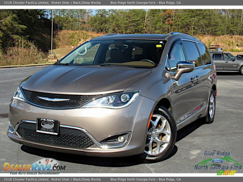 2018 Chrysler Pacifica Limited Molten Silver / Black/Deep Mocha Photo #1