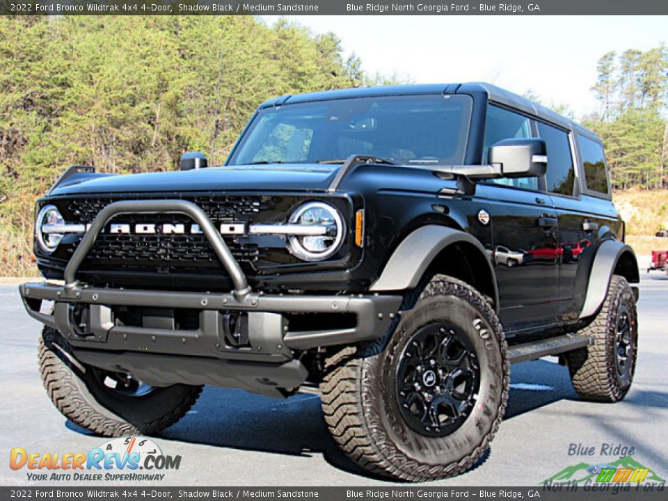 2022 Ford Bronco Wildtrak 4x4 4-Door Shadow Black / Medium Sandstone Photo #1