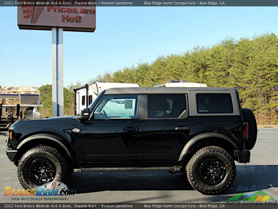 2022 Ford Bronco Wildtrak 4x4 4-Door Shadow Black / Medium Sandstone Photo #2