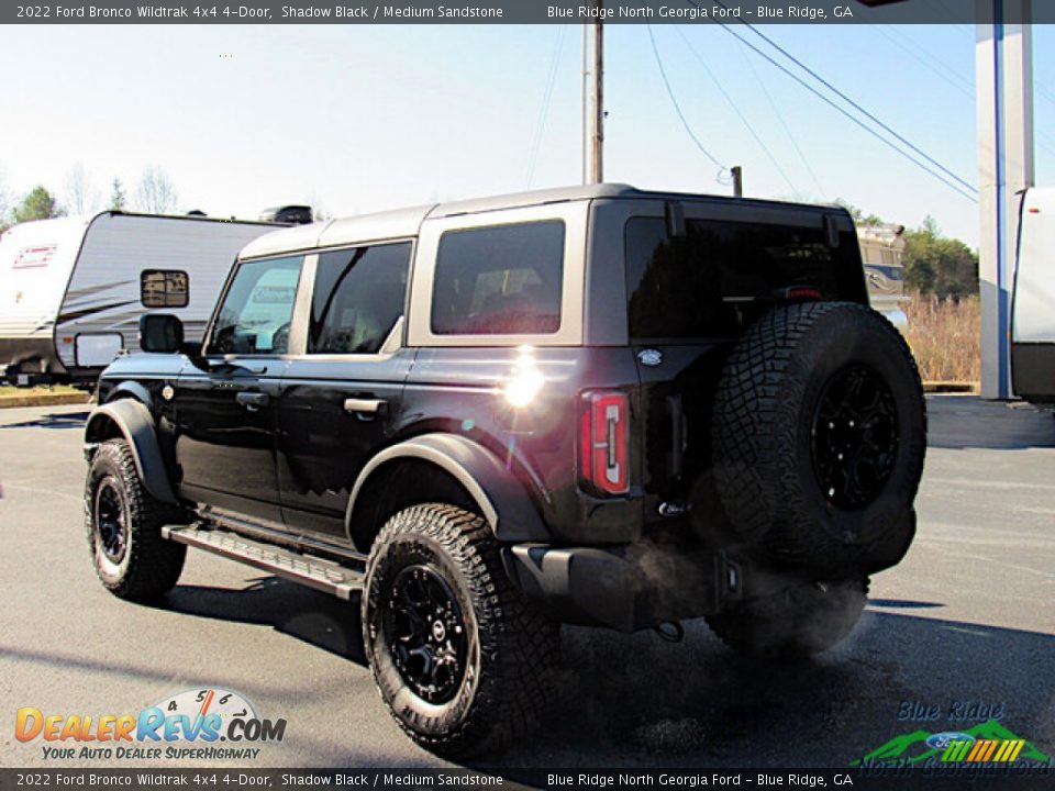 2022 Ford Bronco Wildtrak 4x4 4-Door Shadow Black / Medium Sandstone Photo #3