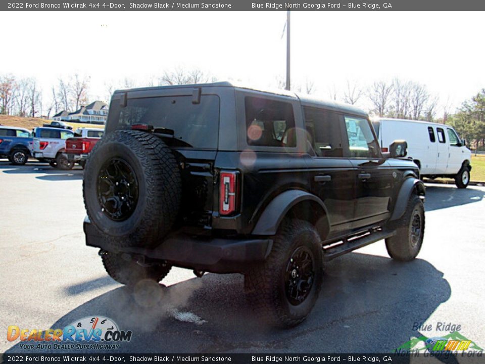 2022 Ford Bronco Wildtrak 4x4 4-Door Shadow Black / Medium Sandstone Photo #5