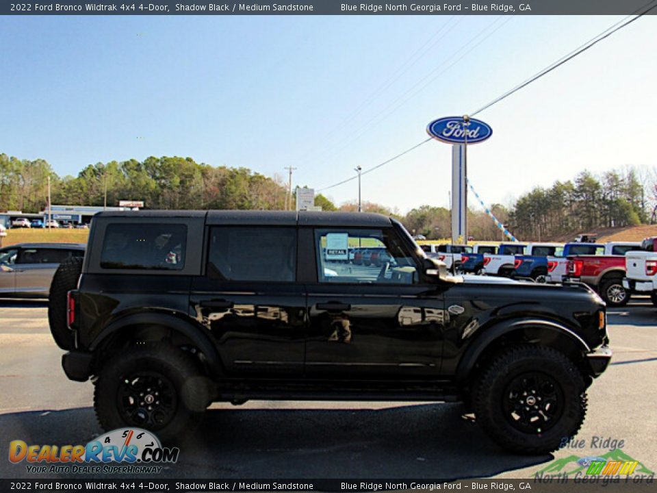 2022 Ford Bronco Wildtrak 4x4 4-Door Shadow Black / Medium Sandstone Photo #6