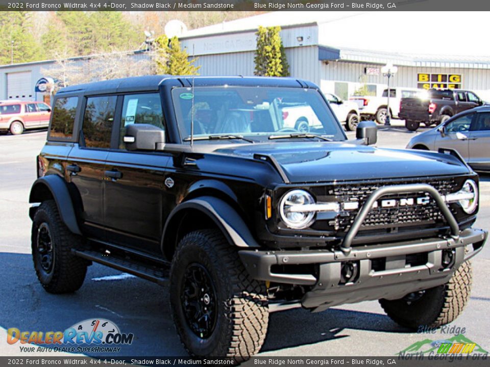 2022 Ford Bronco Wildtrak 4x4 4-Door Shadow Black / Medium Sandstone Photo #7