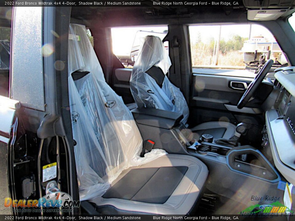 2022 Ford Bronco Wildtrak 4x4 4-Door Shadow Black / Medium Sandstone Photo #12