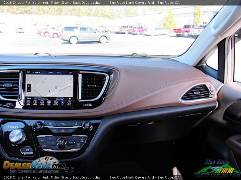 2018 Chrysler Pacifica Limited Molten Silver / Black/Deep Mocha Photo #17