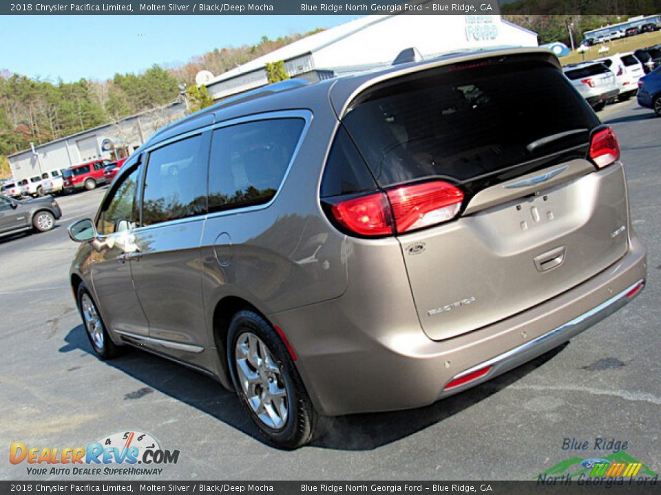 2018 Chrysler Pacifica Limited Molten Silver / Black/Deep Mocha Photo #29