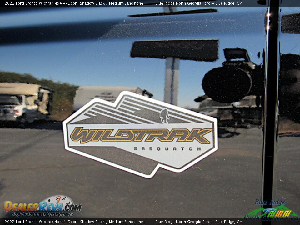 2022 Ford Bronco Wildtrak 4x4 4-Door Shadow Black / Medium Sandstone Photo #30