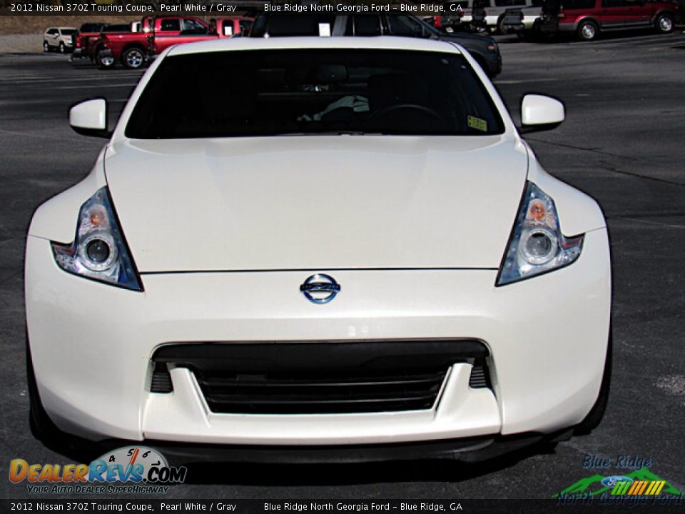 2012 Nissan 370Z Touring Coupe Pearl White / Gray Photo #8