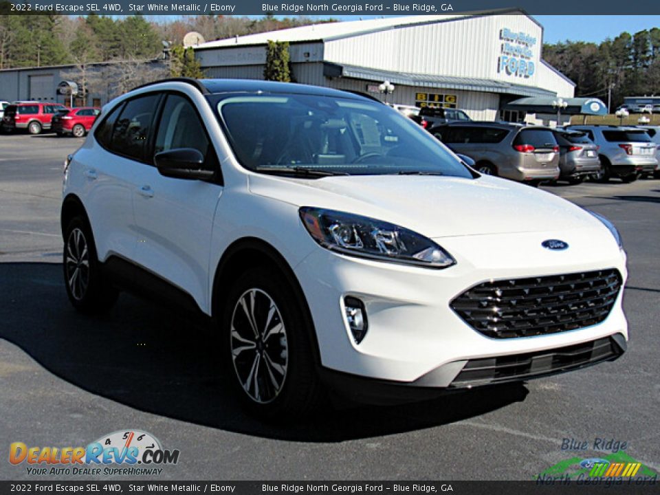 2022 Ford Escape SEL 4WD Star White Metallic / Ebony Photo #7