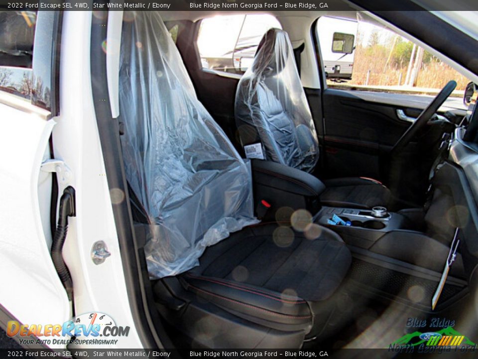 2022 Ford Escape SEL 4WD Star White Metallic / Ebony Photo #12