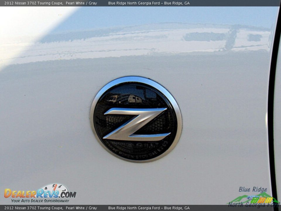 2012 Nissan 370Z Touring Coupe Pearl White / Gray Photo #20