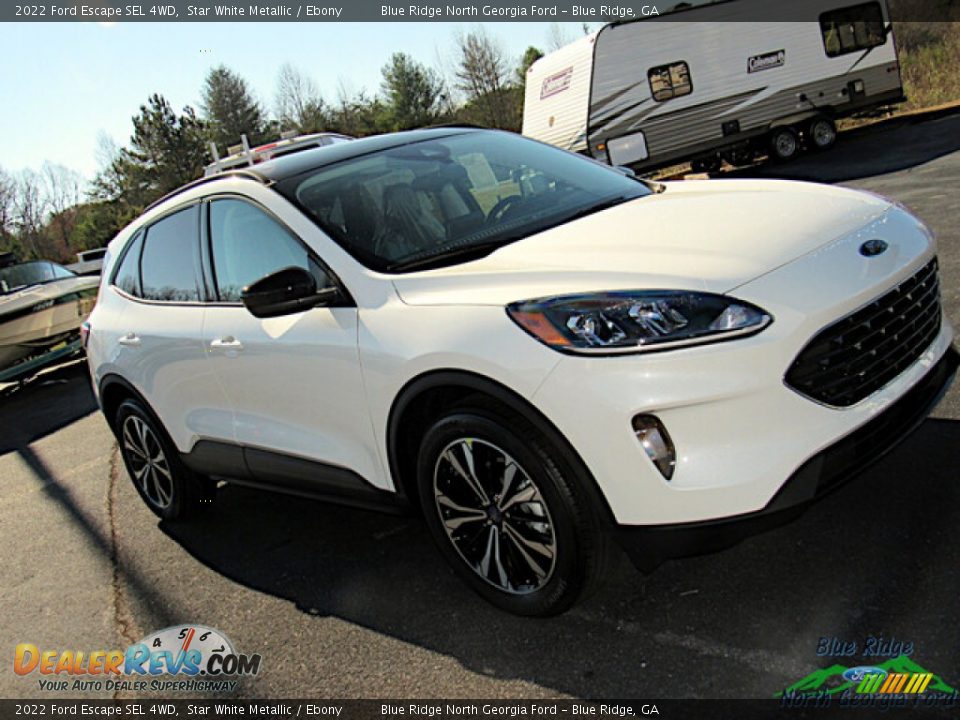 2022 Ford Escape SEL 4WD Star White Metallic / Ebony Photo #24