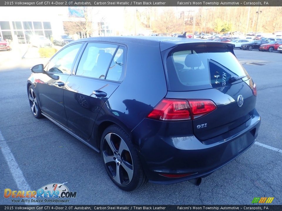 2015 Volkswagen Golf GTI 4-Door 2.0T Autobahn Carbon Steel Metallic / Titan Black Leather Photo #2