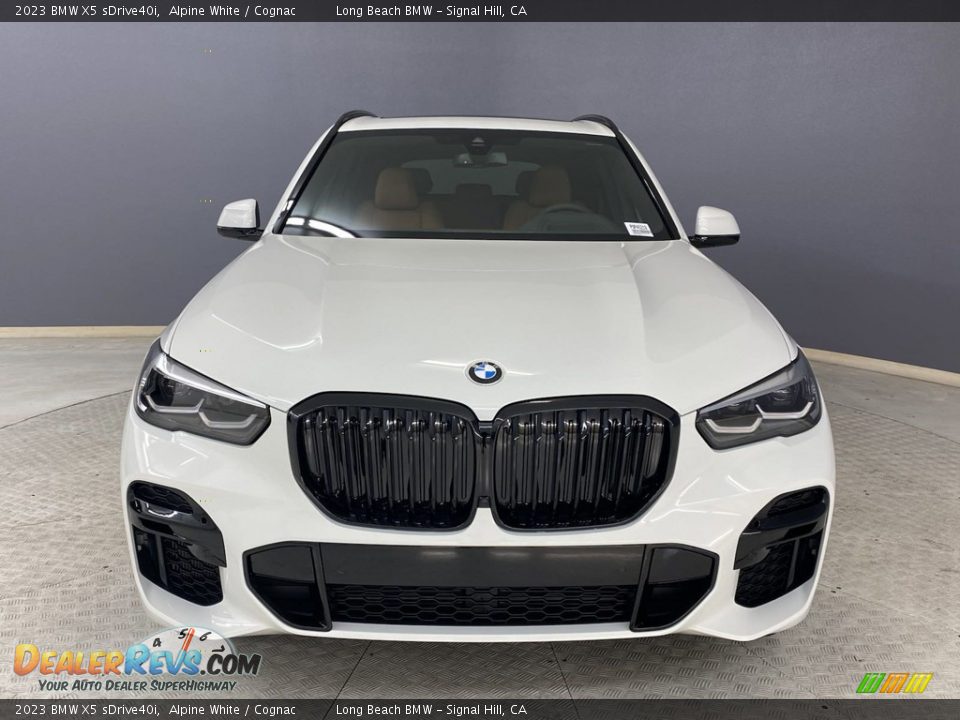 2023 BMW X5 sDrive40i Alpine White / Cognac Photo #2