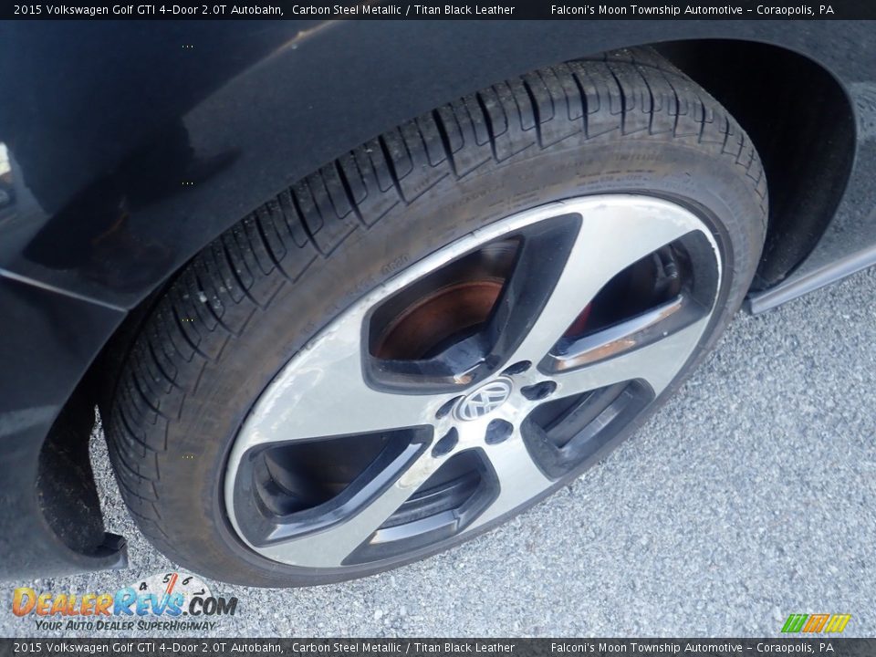 2015 Volkswagen Golf GTI 4-Door 2.0T Autobahn Carbon Steel Metallic / Titan Black Leather Photo #5