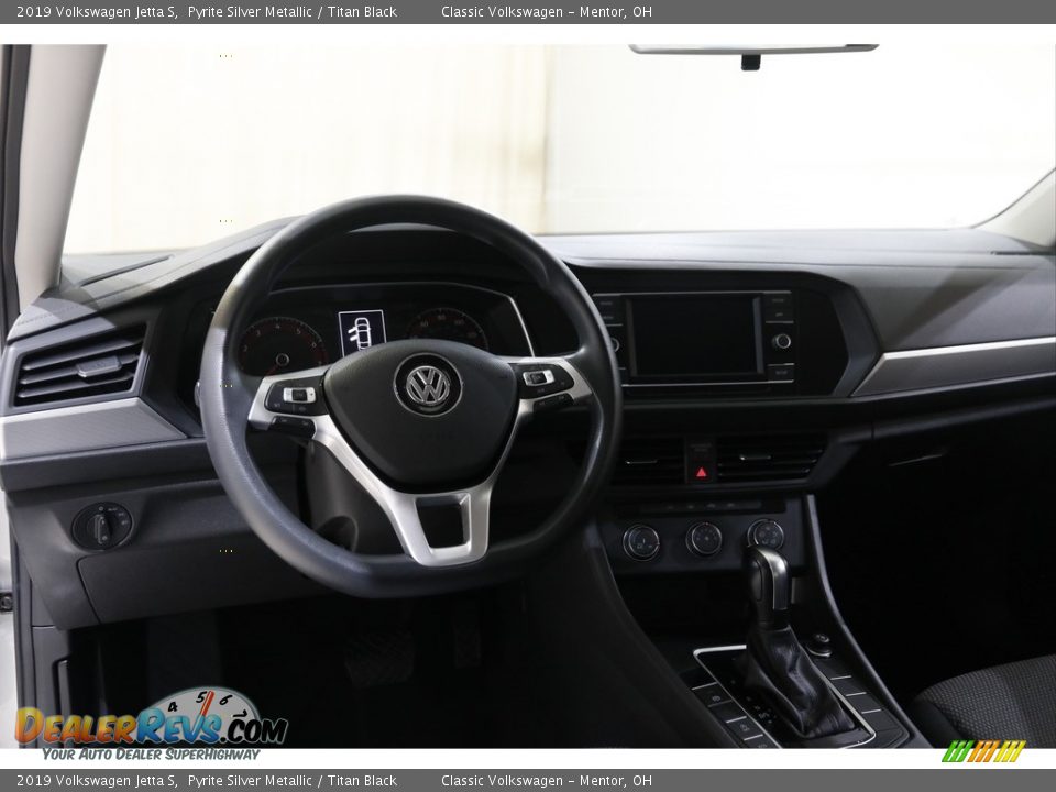 2019 Volkswagen Jetta S Pyrite Silver Metallic / Titan Black Photo #6