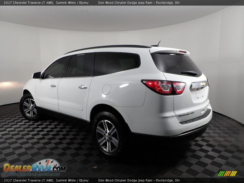 2017 Chevrolet Traverse LT AWD Summit White / Ebony Photo #6