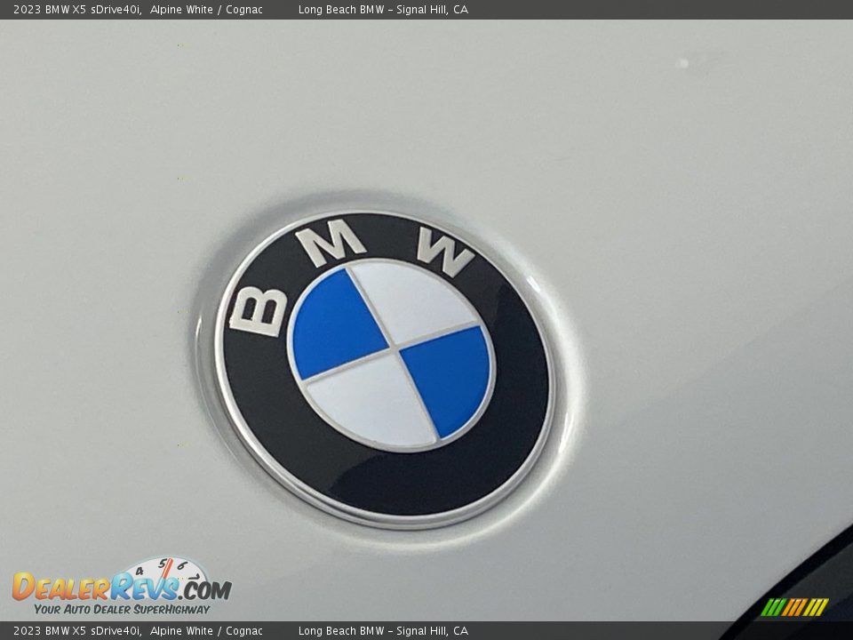 2023 BMW X5 sDrive40i Alpine White / Cognac Photo #5