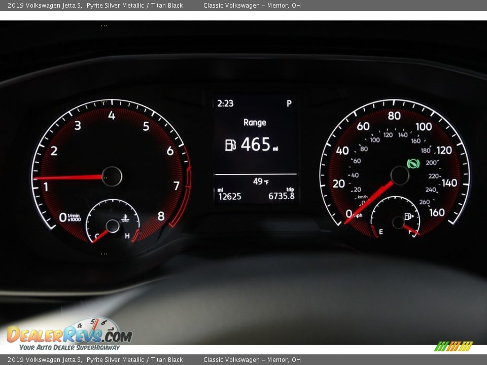 2019 Volkswagen Jetta S Gauges Photo #8
