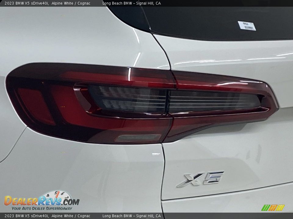 2023 BMW X5 sDrive40i Alpine White / Cognac Photo #6