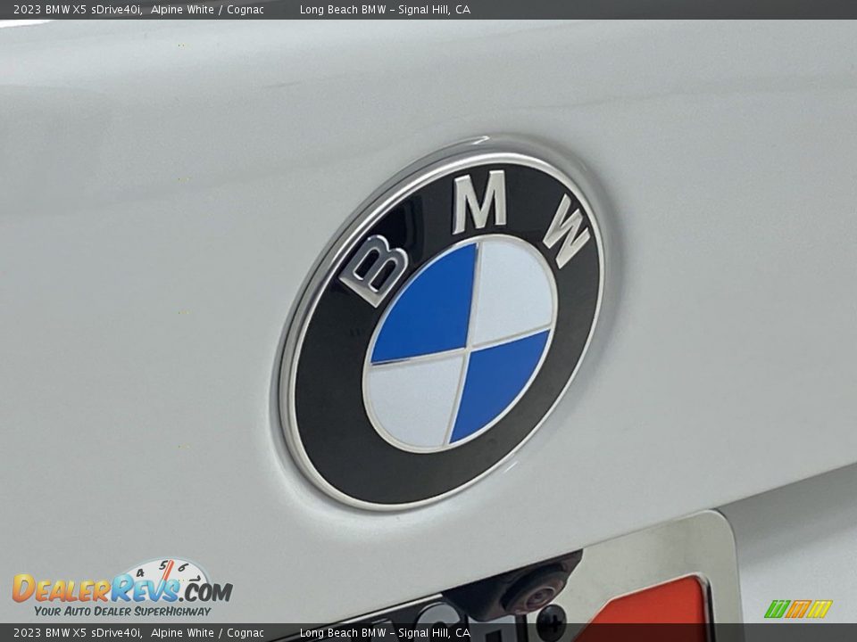 2023 BMW X5 sDrive40i Alpine White / Cognac Photo #7