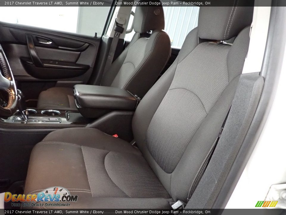 2017 Chevrolet Traverse LT AWD Summit White / Ebony Photo #14