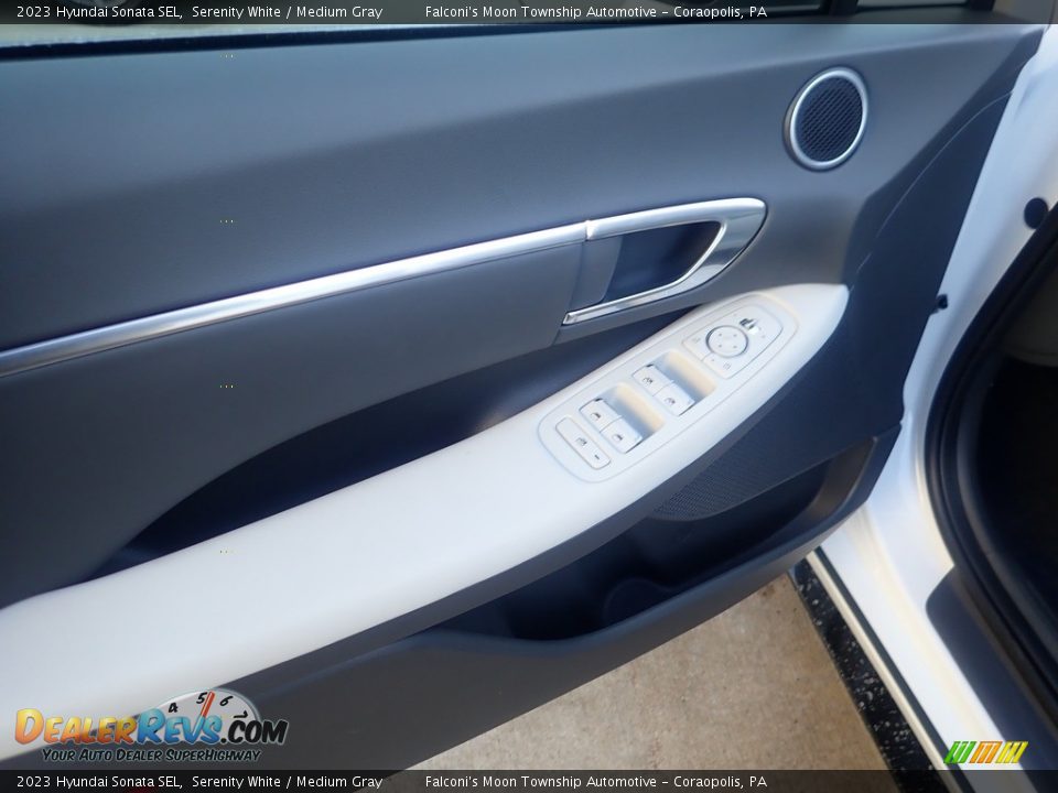 2023 Hyundai Sonata SEL Serenity White / Medium Gray Photo #13