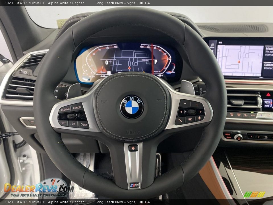 2023 BMW X5 sDrive40i Alpine White / Cognac Photo #14