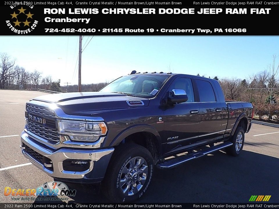 2022 Ram 2500 Limited Mega Cab 4x4 Granite Crystal Metallic / Mountain Brown/Light Mountain Brown Photo #1