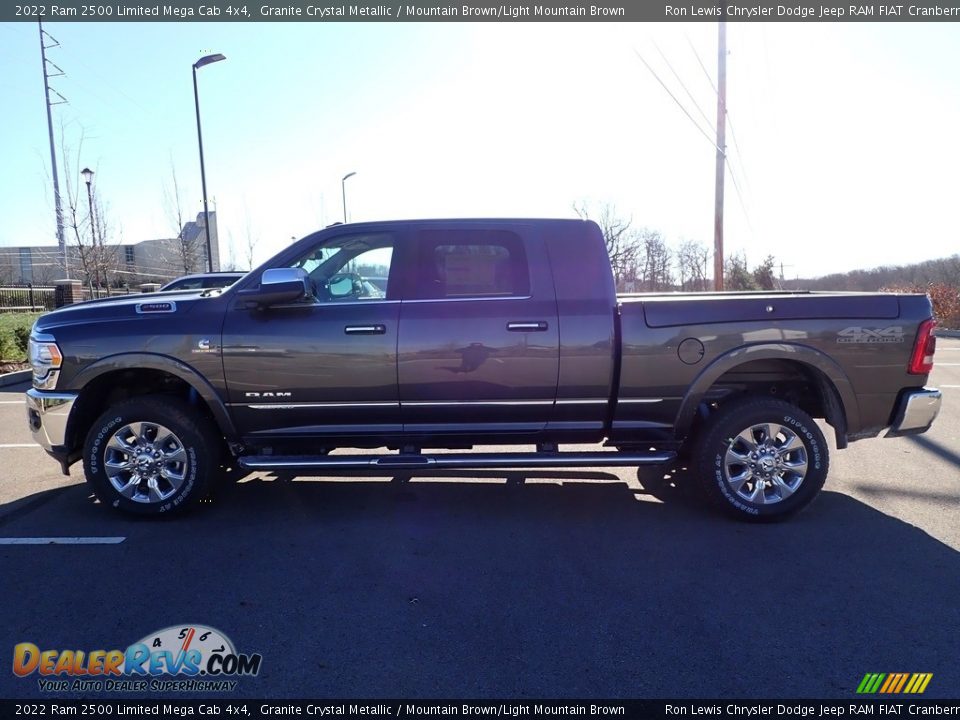 2022 Ram 2500 Limited Mega Cab 4x4 Granite Crystal Metallic / Mountain Brown/Light Mountain Brown Photo #2