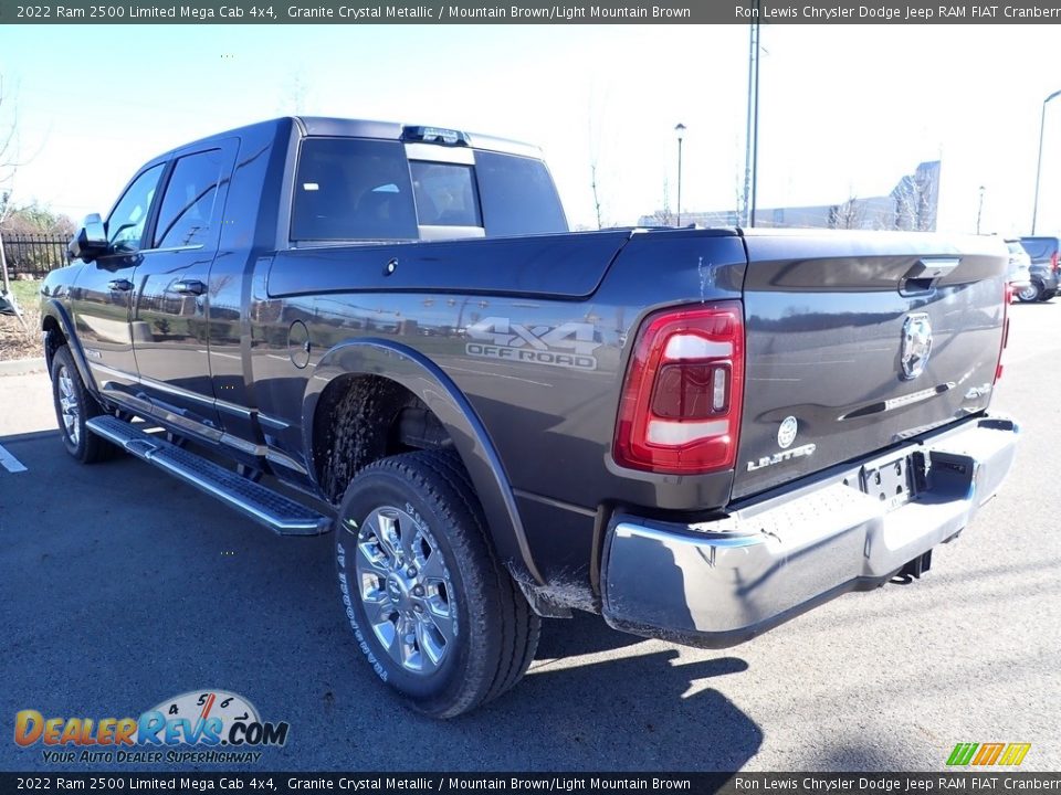 2022 Ram 2500 Limited Mega Cab 4x4 Granite Crystal Metallic / Mountain Brown/Light Mountain Brown Photo #3