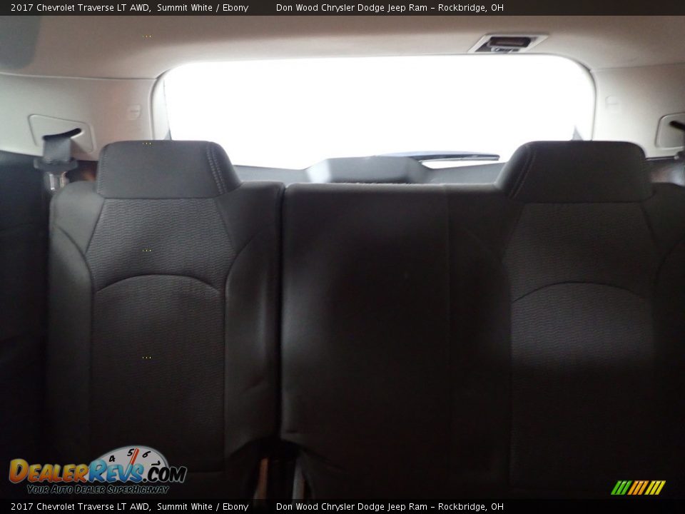 2017 Chevrolet Traverse LT AWD Summit White / Ebony Photo #26