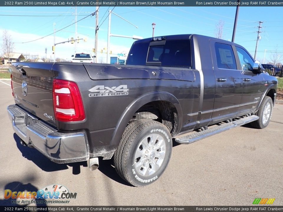 2022 Ram 2500 Limited Mega Cab 4x4 Granite Crystal Metallic / Mountain Brown/Light Mountain Brown Photo #5