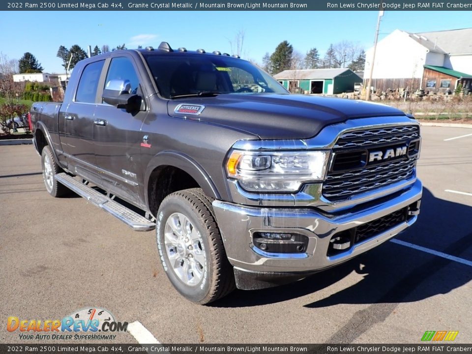 Front 3/4 View of 2022 Ram 2500 Limited Mega Cab 4x4 Photo #7