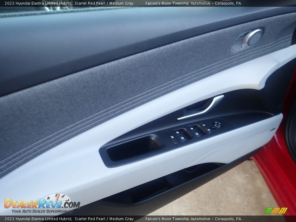 2023 Hyundai Elantra Limited Hybrid Scarlet Red Pearl / Medium Gray Photo #14