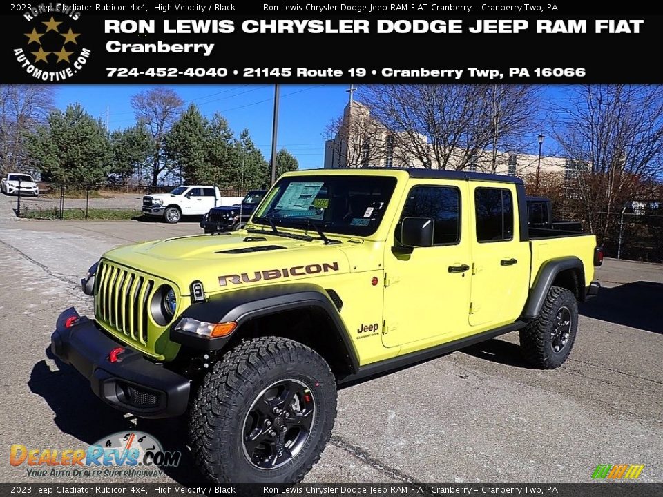 2023 Jeep Gladiator Rubicon 4x4 High Velocity / Black Photo #1