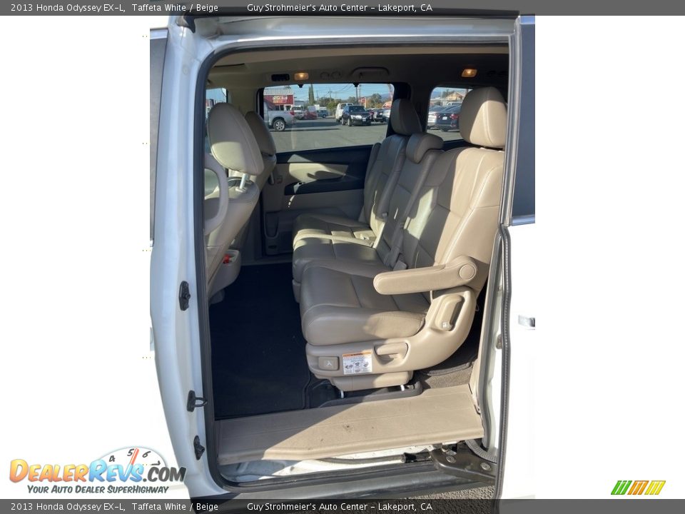 2013 Honda Odyssey EX-L Taffeta White / Beige Photo #8