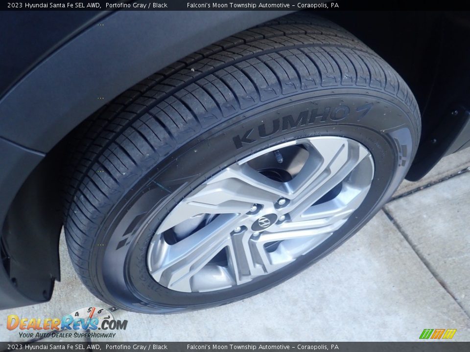 2023 Hyundai Santa Fe SEL AWD Portofino Gray / Black Photo #10