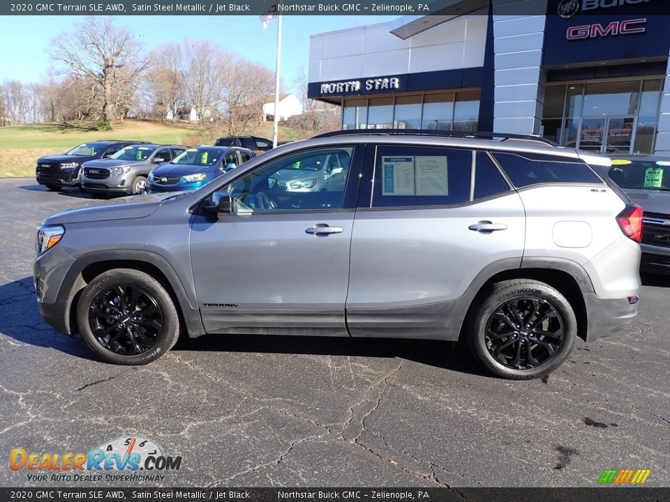 2020 GMC Terrain SLE AWD Satin Steel Metallic / Jet Black Photo #2