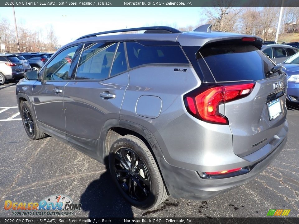 2020 GMC Terrain SLE AWD Satin Steel Metallic / Jet Black Photo #3