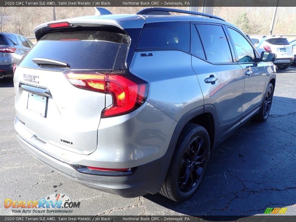 2020 GMC Terrain SLE AWD Satin Steel Metallic / Jet Black Photo #6