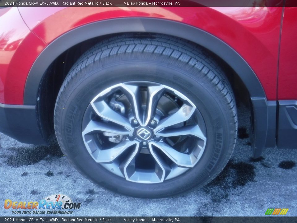 2021 Honda CR-V EX-L AWD Radiant Red Metallic / Black Photo #3