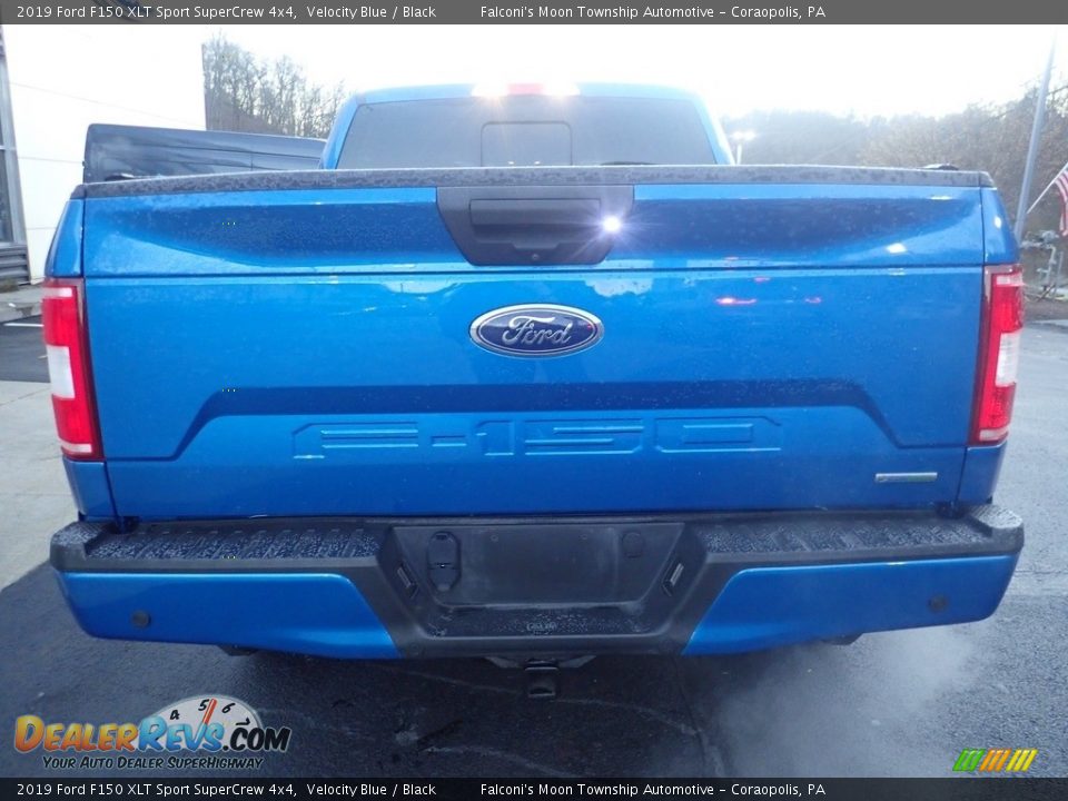 2019 Ford F150 XLT Sport SuperCrew 4x4 Velocity Blue / Black Photo #2